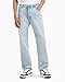 Armani Exchange Men's Relaxed Straight Fit Light Blue Denim, Super Light Blue Denim, 36