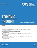 Economic Thought, Vol 3, No 2, 2014 1848901704 Book Cover