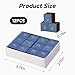 HNQQ 12-Pack of Pool Cue Chalks, Billiard Pool Table Accessories for Home/Tournament Use, Billiards Pool Stick Chalk (Blue)