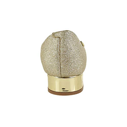 Sapato Menina Molekinha Glitter Dourado