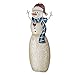 Collections Etc Christmas Snowmen Outdoor Metal Garden Stakes - 3D Seasonal Decor, Each Sold Separately, Mrs Snowman