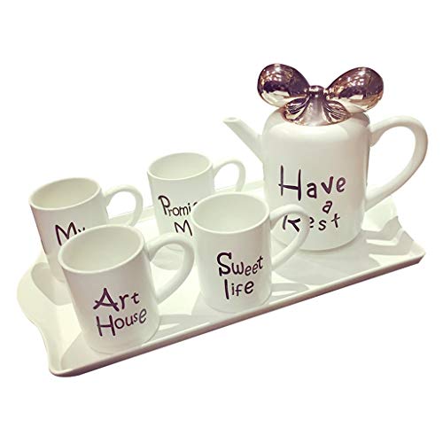 Ensemble de tasses à café de style anglais en céramique - 2