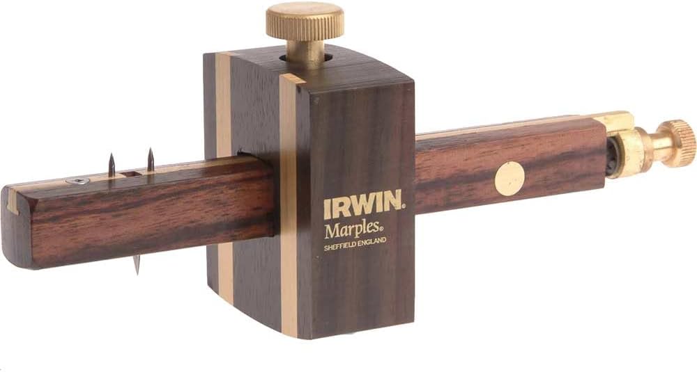 Marples M2154 Mortice and Marking Gauge Deluxe Adjusted Slide and Brass Facing