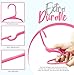 Utopia Home 40 Pack Kids Hangers - 11.5 Inch Plastic Baby Hangers for Closet - Childrens Hanger for Clothes & Infant Hanger for Closet - for Everyday Standard Use (Pink)