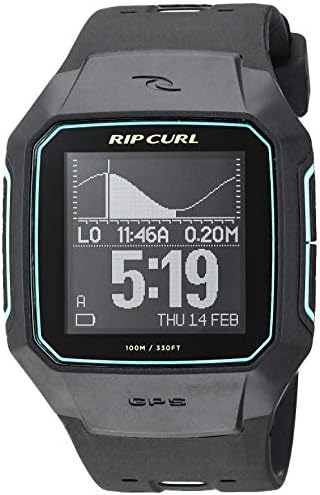 Relógio esportivo masculino Rip Curl SearchGPS de quartzo com