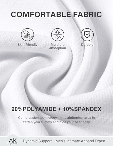 Arjen Kroos Compression Shirt Men Tank Tops Men Undershirts Activewear Muscle Slimming Shapewear 4 Pack 4th-Level Compression4