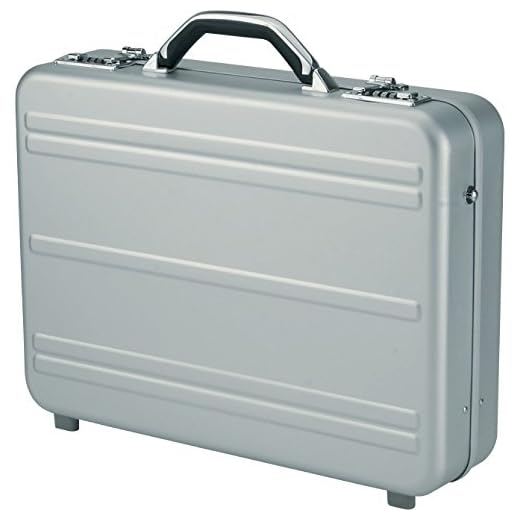 HMF 1451-45 Rasterschaumstoff, Würfelschaum, 440 x 315 mm, Koffereinlage, Tabletop, Höhe: 45 mm 7 Alumaxx Alu-Aktenkoffer MERCATO/45188 ca. 46 x 35 x 11 cm
