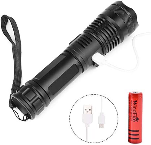 WINDFIRE Flashlight Brightest Rechargeable Indicator Image