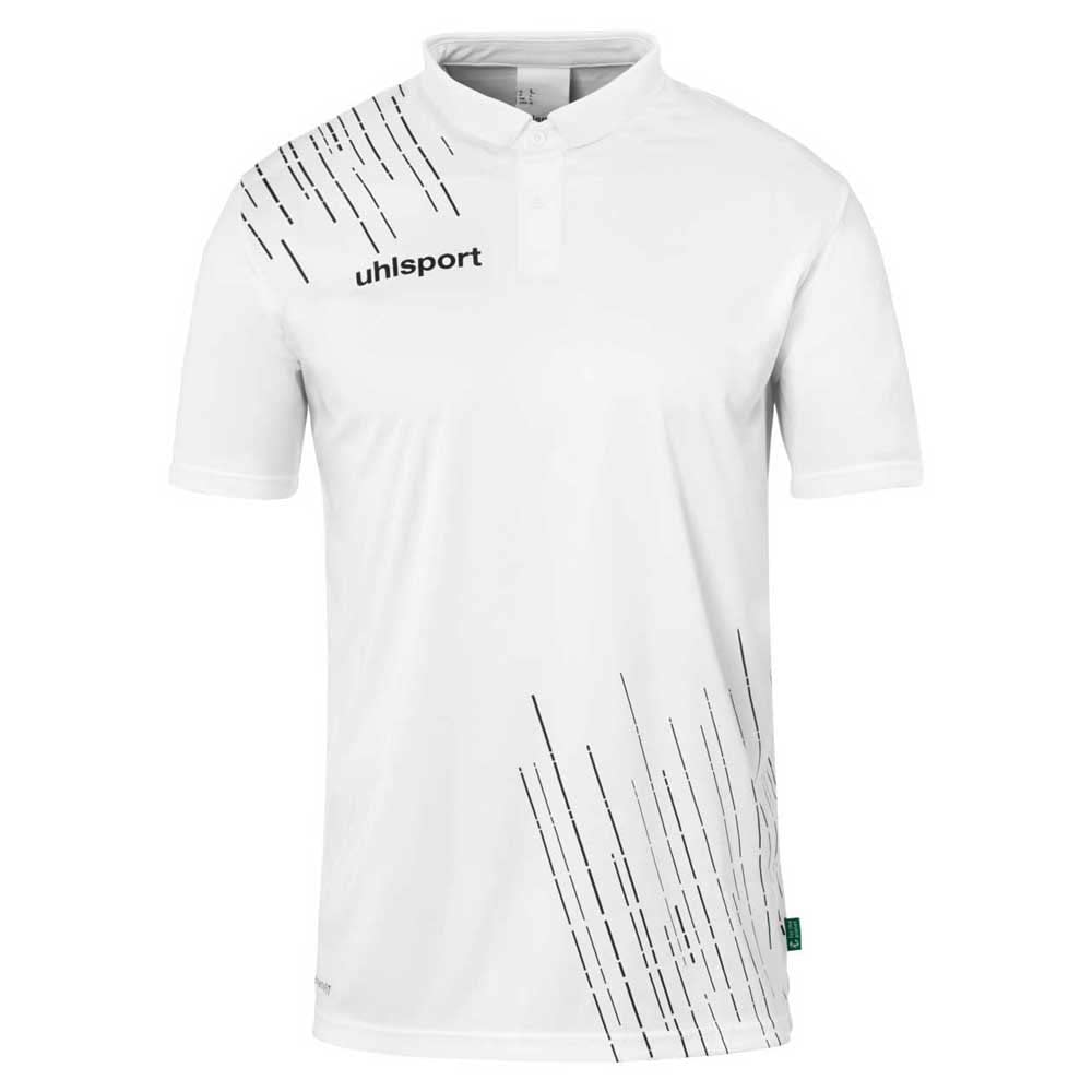 uhlsport Boys Sports Polo, White/Black, 164