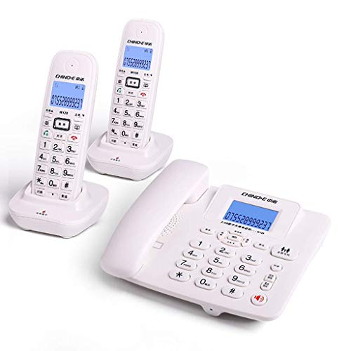 Digitales schnurloses Telefon-Set mit LCD-Display mit Anrufbeantworter Retro Vintage Antik Stil Home Decor Schreibtisch Telefon Telefon, 3er Pack