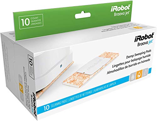 iRobot Braava Authentic Replacement Parts- Braava JetÂ 200 Series Damp Sweeping Pads (10-Pack)