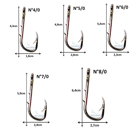 Maleta Estojo Anzol de Pesca Marine Grande Espinhel 80 Uni
