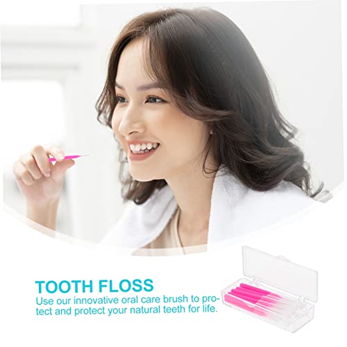 Healeved 10Pcs Escova Interdental De Limpeza Raspador De Silicone Ferramenta De Limpeza De Goma Ferr