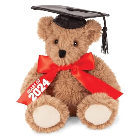 Vermont Teddy Bear Graduation Bear – Graduation Teddy Bear, Super Soft, 13 Inch Cover
