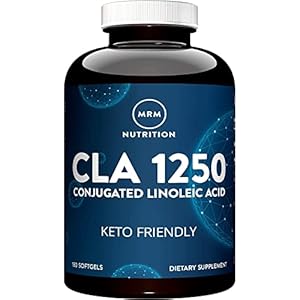 MRM Nutrition CLA 1250 | Keto Friendly | 80% CLA High Potency | 1000mg CLA per Capsule | Healthy fats | Gluten-Free | 30 Servings