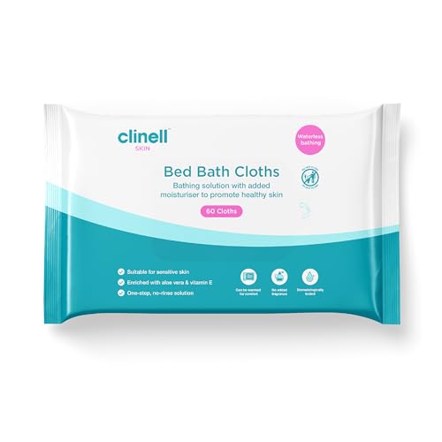 Clinell Skin Body Care Wipes - Pack of 1 - 60 Wipes - Easy to Use, Containing Aloe Vera. Dermatologically Tested, Alcohol-Free, Gentle pH Neutral Formula