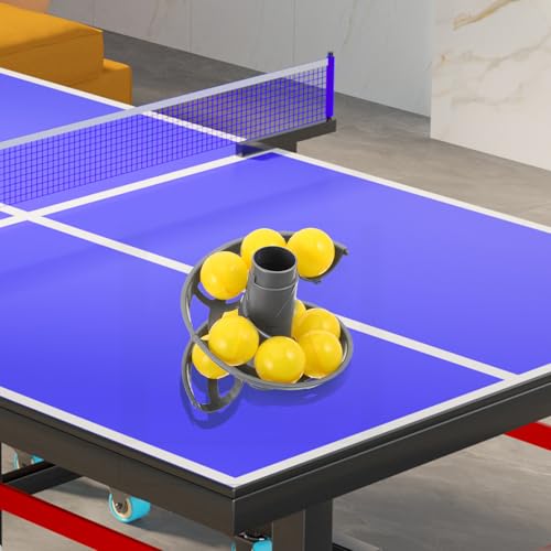 RUNROTOO 3pcs Ping Pong Trainer Ball Orbit - Table Tennis Robot Accessories for Skill Development - Table Tennis Practice Equipment for Beginners, Can Hold 12 Balls