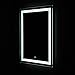 HOMCOM LED Bathroom Mirror Wall Mount Vanity Make Up Mirror with Dimmable Touch Switch Control and Defogger, Waterproof - 32