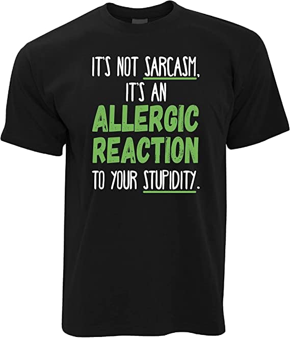 WEIDUTim and Ted Not Sarcasm Its an Allergic Reaction T Shirt