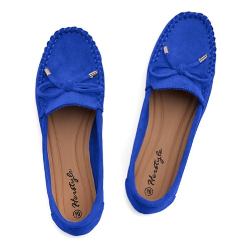 Image of Herstyle Loafers for Women - Slip-On Business Flats Shoes | Dressy Casual Walking Flats with Memory Foam Insole | Lightweight & Comfortable Moccasins for Office & Travel