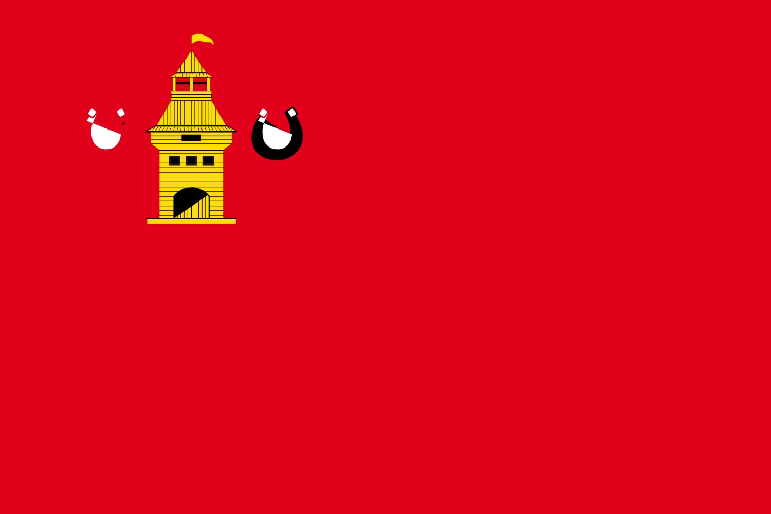 Drapeau Large Shebekino pavillon de région Shebekinsky district grand format extérieur