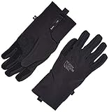 Handrücken aus Softshell-Material schützt vor Wind und Feuchtigkeit, um deine Hände warm und trocken zu halten