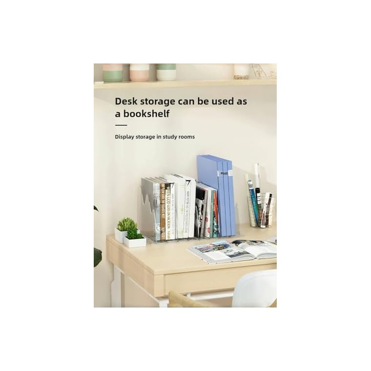 KKPOT Adjustable Acrylic Purse Organizer for Closet - Handbag Storage Shelf with Dividers, Clear Multi-Use for Purses, Bags, Office/Kitchen for Women (Extended base+5 partitions 2set, Wave) - Image 6