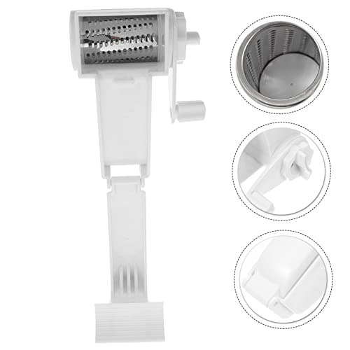 Rallador manual giratorio de acero inoxidable para cocina miniatura 5
