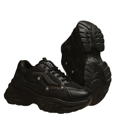 M/S. DARBAR Stores Sports Racing Chunky Sneakers, Mesh Athletic Shoes with Platform Sole Casual Shoes for Womens
