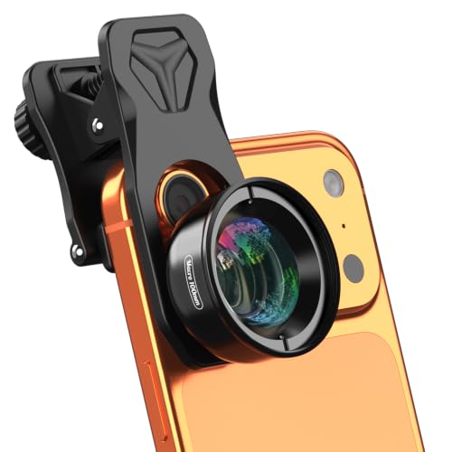 APEXEL Objectif Macro Professionnel pour Smartphone, objectifs Macro pour iPhone, Samsung, Galaxy, téléphone Android, Fixation d'objectif de téléphone Portable pour iPhone