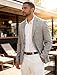 Vssjavun Men's Casual Blazer Suit Jackets 2 Button Lightweight Fashion Wedding Sport Coats