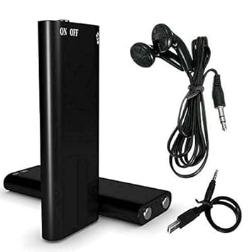 SECURINNOV 16GB Mini Small Voice Audio Recorder Super Long Storage Capacity | up to 14 Hours Recording | Date & Time Stamp | Easy to Use | Crystal Clear Digital Recording (16gb Voice Recorder)