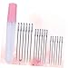 CIMAXIC Large Needle Point Set 19 Pcs Stainless Steel Sewing Needles with Storage Barrel Ideal for All Crafting Projects