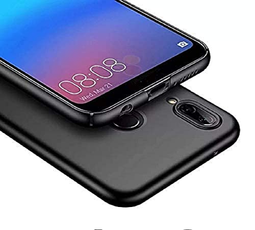 Image of Mobile Back Cover Case for Vivo V9 Pro (Silicone Case|CameraProtection|Black SC1510)
