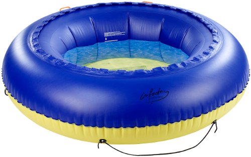 Wassertrampolin Infactory 4in1 für Wasser und Garten mit 193 cm Durchmesser