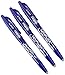 Produktbild Pilot Frixion Tintenroller, blau, radierbar (3 Stück) inklusive Radierer