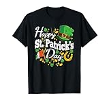 Happy St Patricks Day Shamrock Irish Men Women Kids T-Shirt