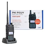 PNI P15UV es una estación de doble banda que ofrece la máxima libertad al usuario al personalizar varias funciones: potencia de transmisión seleccionable (5W / 1W), programación manual de canales, entrada de frecuencia manual usando el teclado, selección del modo de escaneo, agregar o excluir canal del escaneo