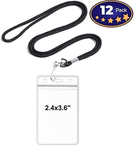 DEYACE 50 Pack Tough Plastic Key Tags with Split Ring Label Window, Assorted Colors