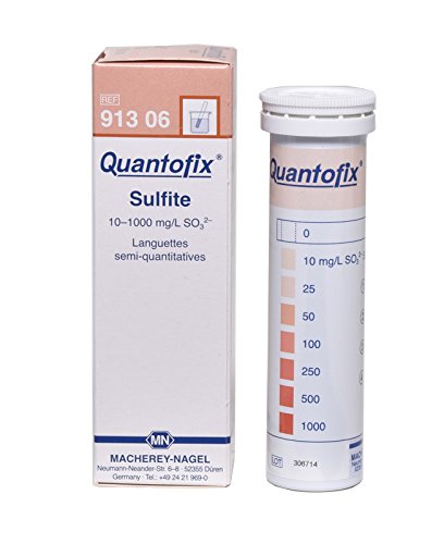 Quantofix 1138896 - Varillas de prueba de sulfito (6 x 95 mm, 100 unidades) Cover
