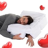 Wife Pillow The Side Sleeper Pillow with Arm Hole for Shoulder Pain - Arm Tunnel Pillow for Side Sleepers, Shoulder Relief & Neck Support Comfort Sleep Pillow for Adults - Down Alternative Fiber Fill