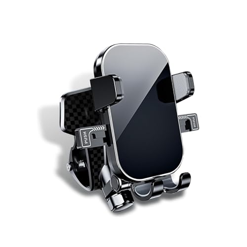 XIZAKEE 1 PC Dashboard Cell Phone Holder, ABS 360 Degree Rotating Dashboard Phone Holder, Multifunctional Non-slip Center Console Navigation Bracket, Suitable for 4-7 Inch Mobile Phones (Black)