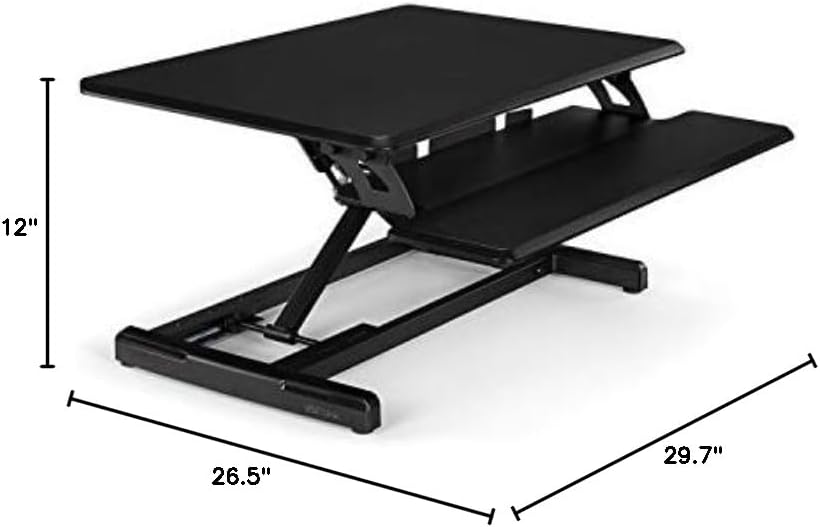 UPLIFTDESK - Lady Bird Standing Desk Converter (Black)