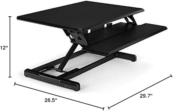 UPLIFT DESK - Lady Bird Standing Desk Converter (Black)