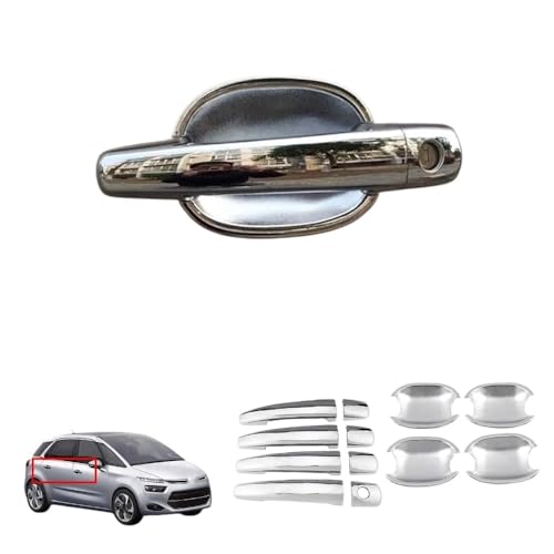 Autocollants style extérieur C4 Picasso 2006-2013 poignée argent