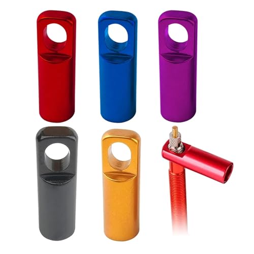 Tapones para válvula de bicicleta Tapón para válvula Presta Tapón de polvo de aleación de aluminio Accesorios para ciclismo miniatura 3