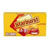Starburst Original Fruit Chews Candy, 2.07 ounce (36 Single Packs)