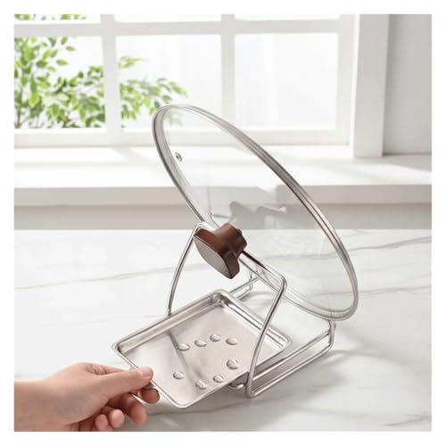 Support de couvercle cuisine en acier pour plan de travail propre