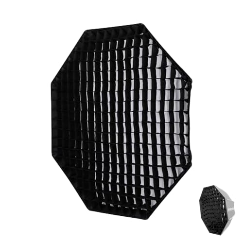 INVINEEX Honeycomb Grid for 55cm/22 Octagonal Softbox - Portable Light Control Grid Compatible(Black, Grid Only)