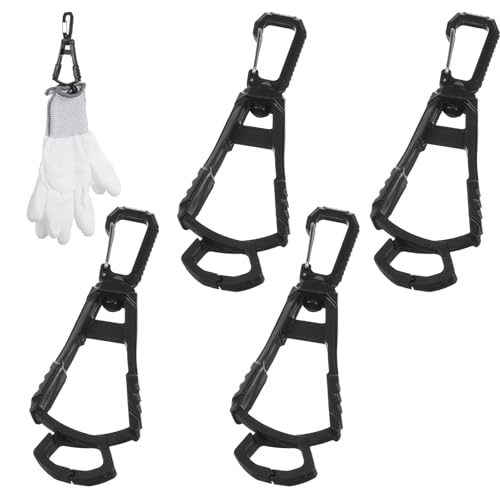 Nogeqi 4 Pcs Glove Clip, Work Safety Glove Holder Clip, Construction Accessories for Work Gloves...